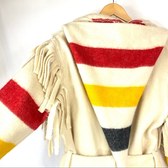 Hudson Bay Blanket Capote Coat Rare Vintage men’s large - Picture 15 of 16
